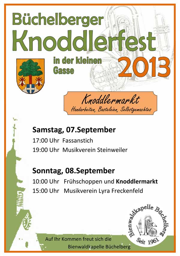 Plakat Knoddlerfest 2013