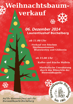 Weihnachtsbaumverkauf 2014